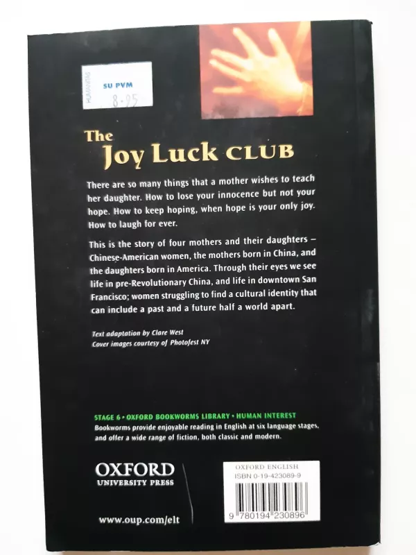 The Joy Luck Club - Tan Amy, knyga 3