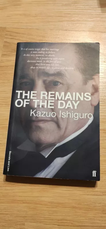 The Remains of the Day - Kazuo Ishiguro, knyga 2
