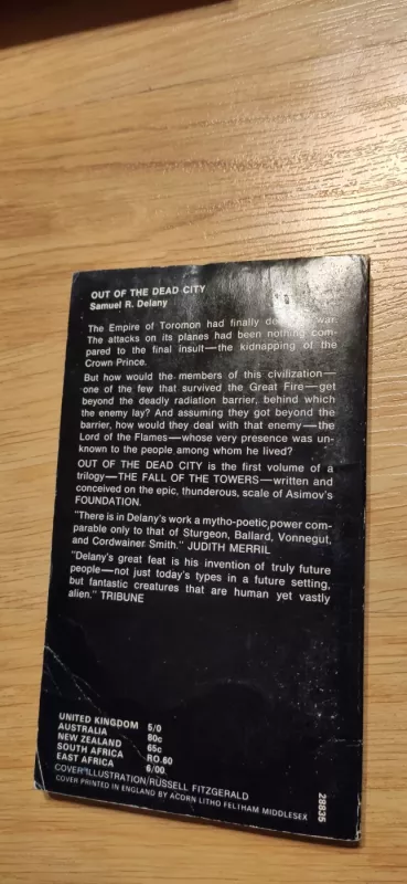 Out of the Dead City - Samuel R. Delany, knyga 3