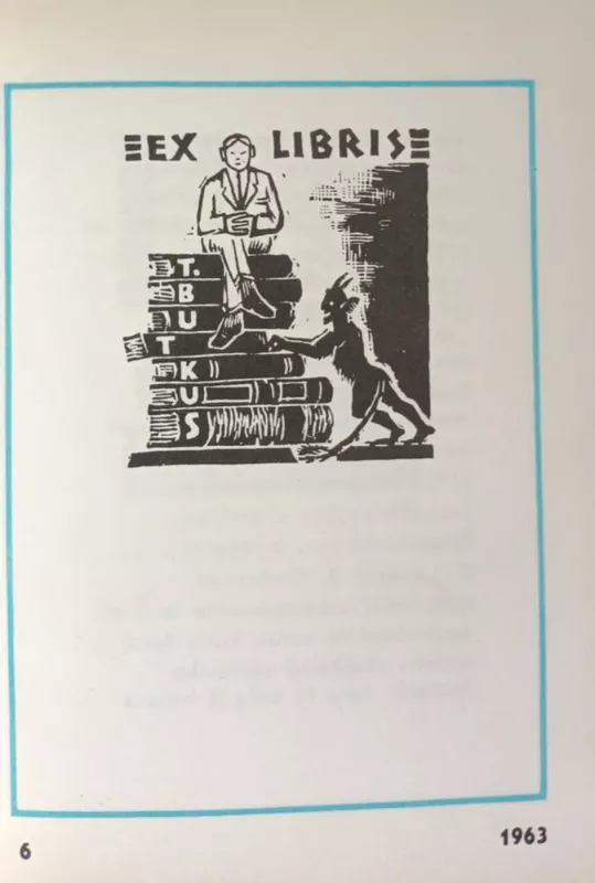 Ekslibrisai - Antanas Gedminas, knyga 6