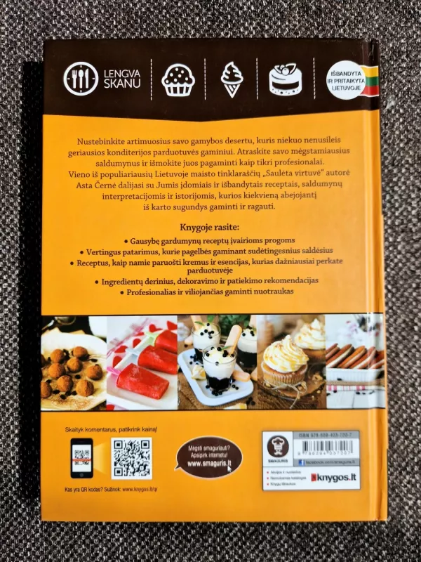 Saulėtos virtuvės saldumynų knyga - Asta Černė, knyga 4