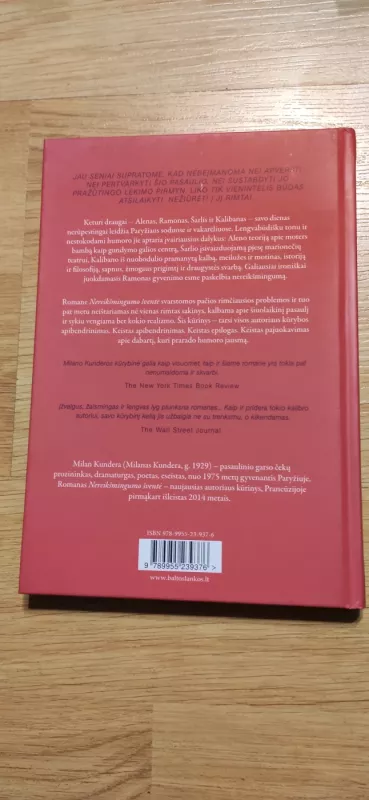 Nereikšmingumo šventė - Milan Kundera, knyga 3