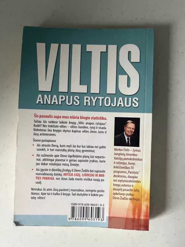 Viltis anapus rytojaus - Mark Finley, knyga 3