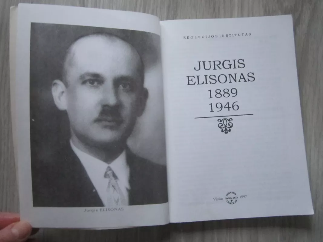 Jurgis Elisonas 1889-1946 - A. Jakimavičius, knyga 3