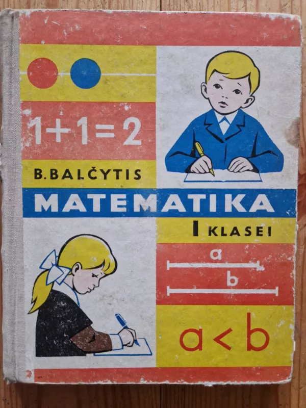 Matematika  I klasei - B. Balčytis, knyga 2