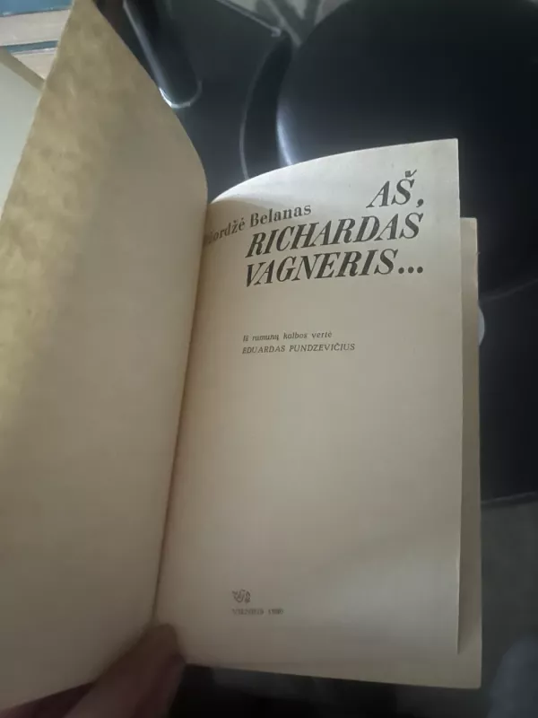 Richardas Vagneris - Džordžė Belanas, knyga 3