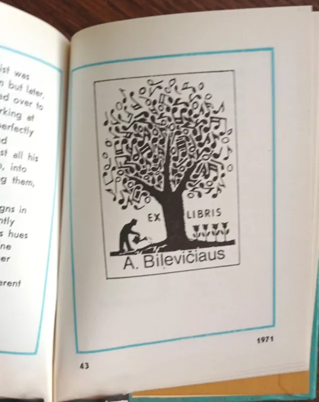 Ekslibrisai - Antanas Gedminas, knyga 5