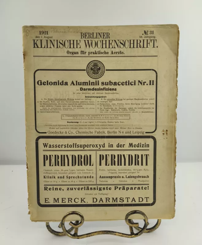 Berliner Klinische Wochenschrift 1921m. - Aautorių kolektyvas, knyga 2