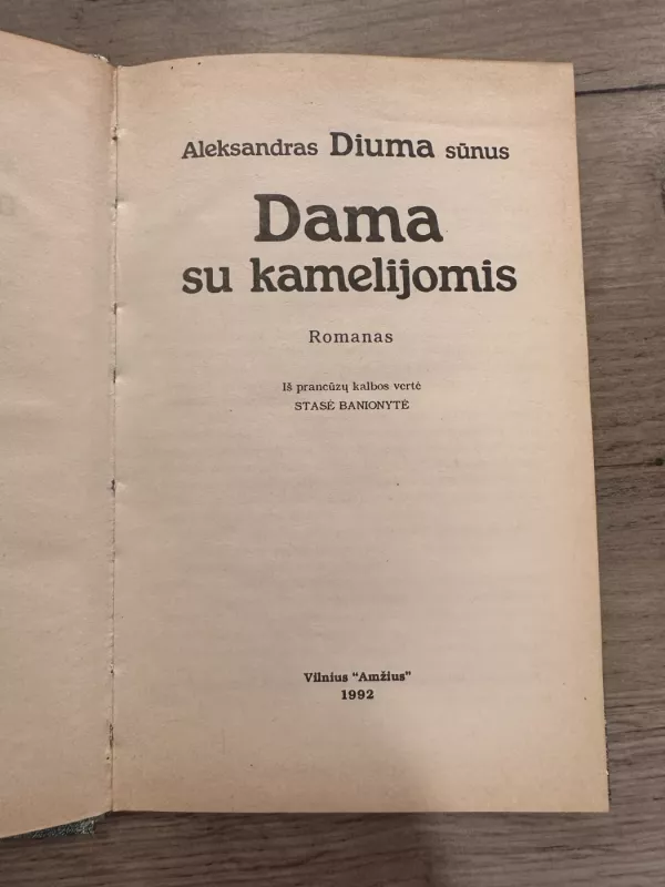 Dama su kamelijomis - Aleksandras Diuma sūnus, knyga 3