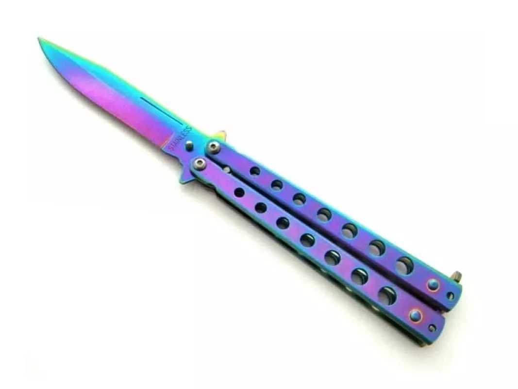 Balisong Peteliškės peiliai aštrūs tikri - , namai ir interjeras 3