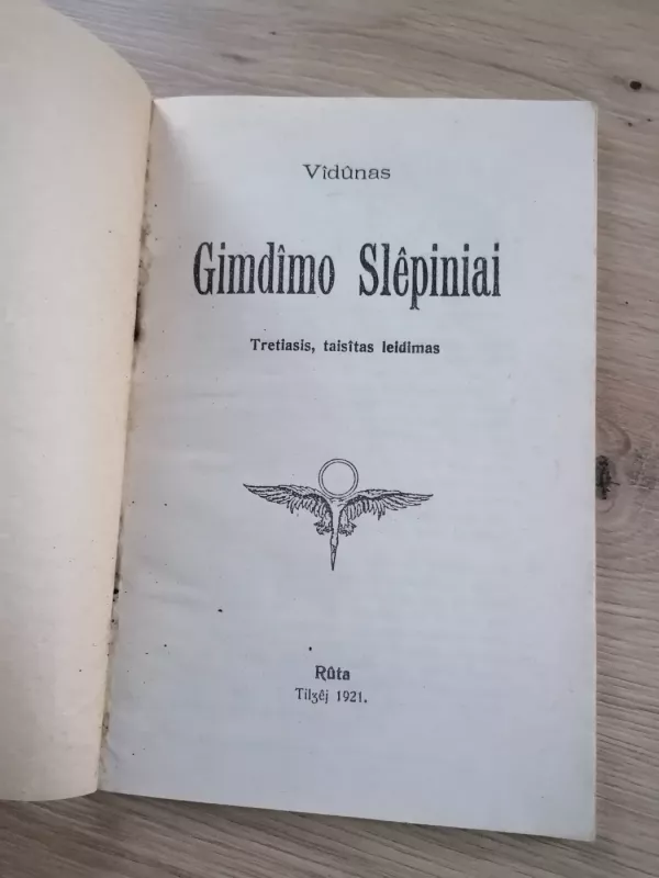 Gimdymo slėpiniai -   Vydūnas, knyga 3