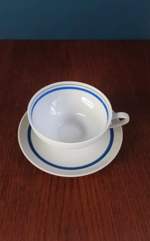 Puodelis su lėkštute, 200ml, Weisswasser - , namai ir interjeras 3