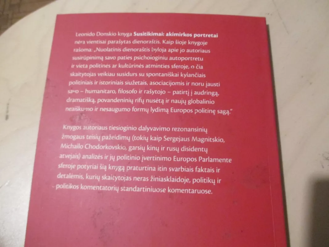 Susitikimai: akimirkos portretai - Leonidas Donskis, knyga 5
