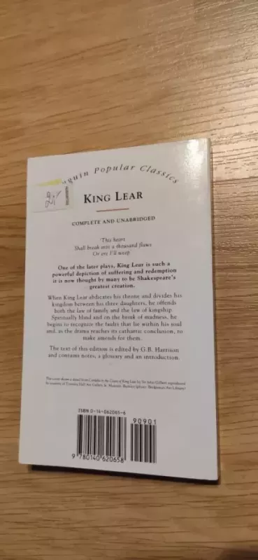 King Lear - William Shakespeare, knyga 3