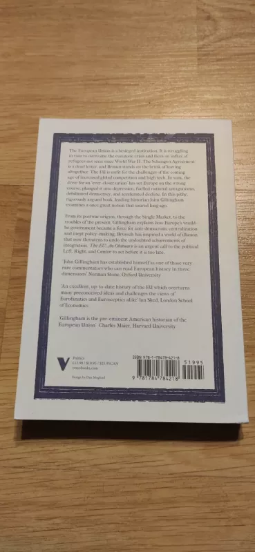 The EU:An Obituary - John R. Gillingham, knyga 3