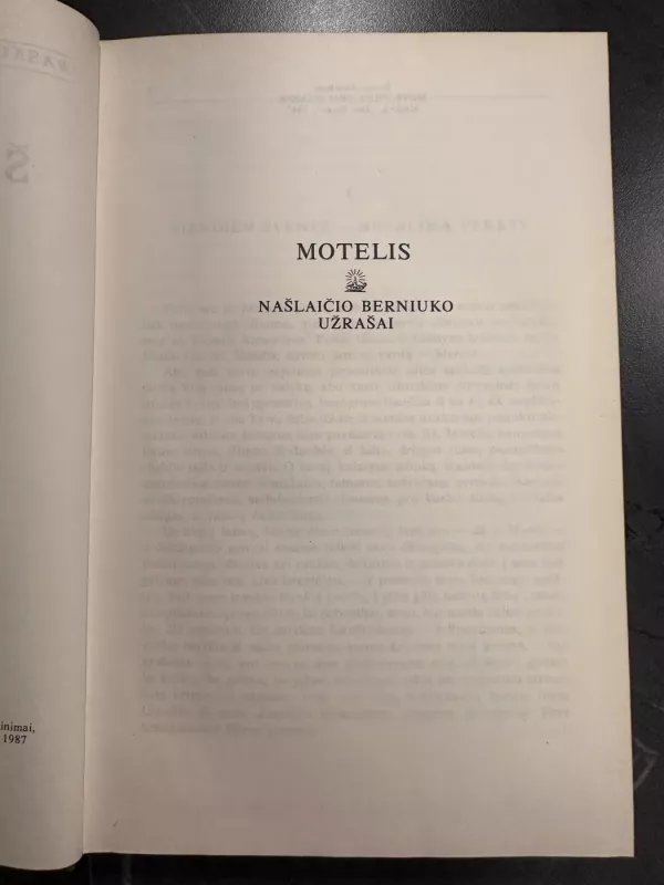 Apysakos - Šolom Aleichemas, knyga 5