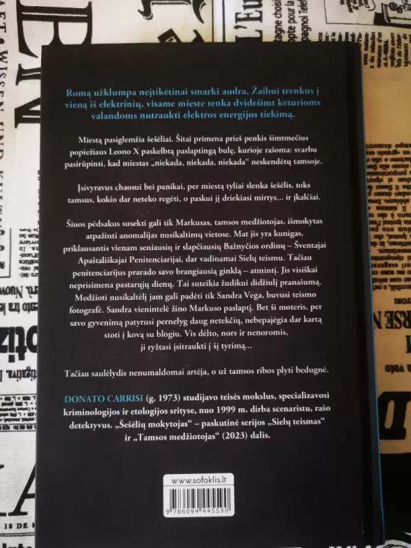 Tamsos medžiotojas, Sielų teismas, Šešėlių mokytojas - Donato Carrisi, knyga 6