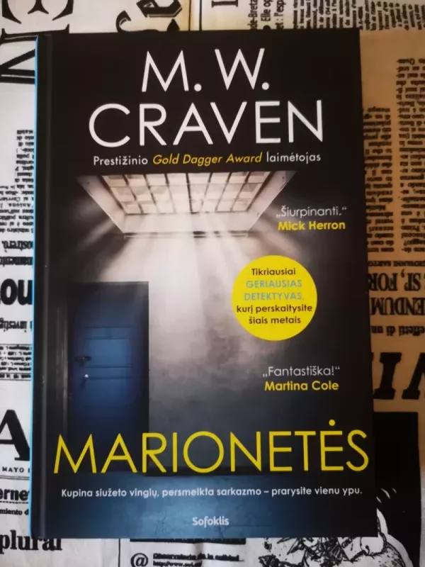 Marionetės - M.W. Craven, knyga 2