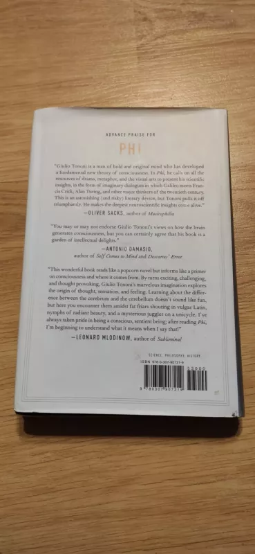 Phi: A Voyage from the Brain to the Soul - Giulio Tononi, knyga 3