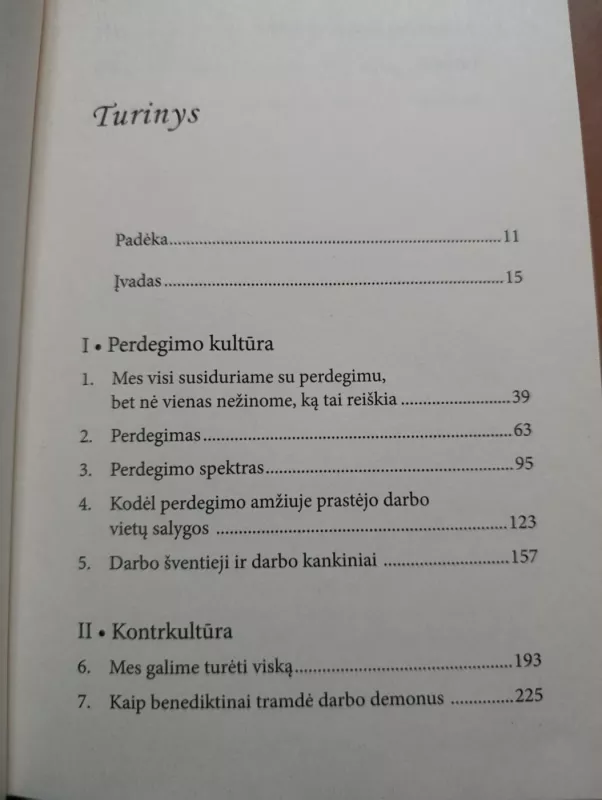 Alinantis perdegimas: kai darbas mus sekina ir neteikia pasitenkinimo - Jonathan Malesic, knyga 5