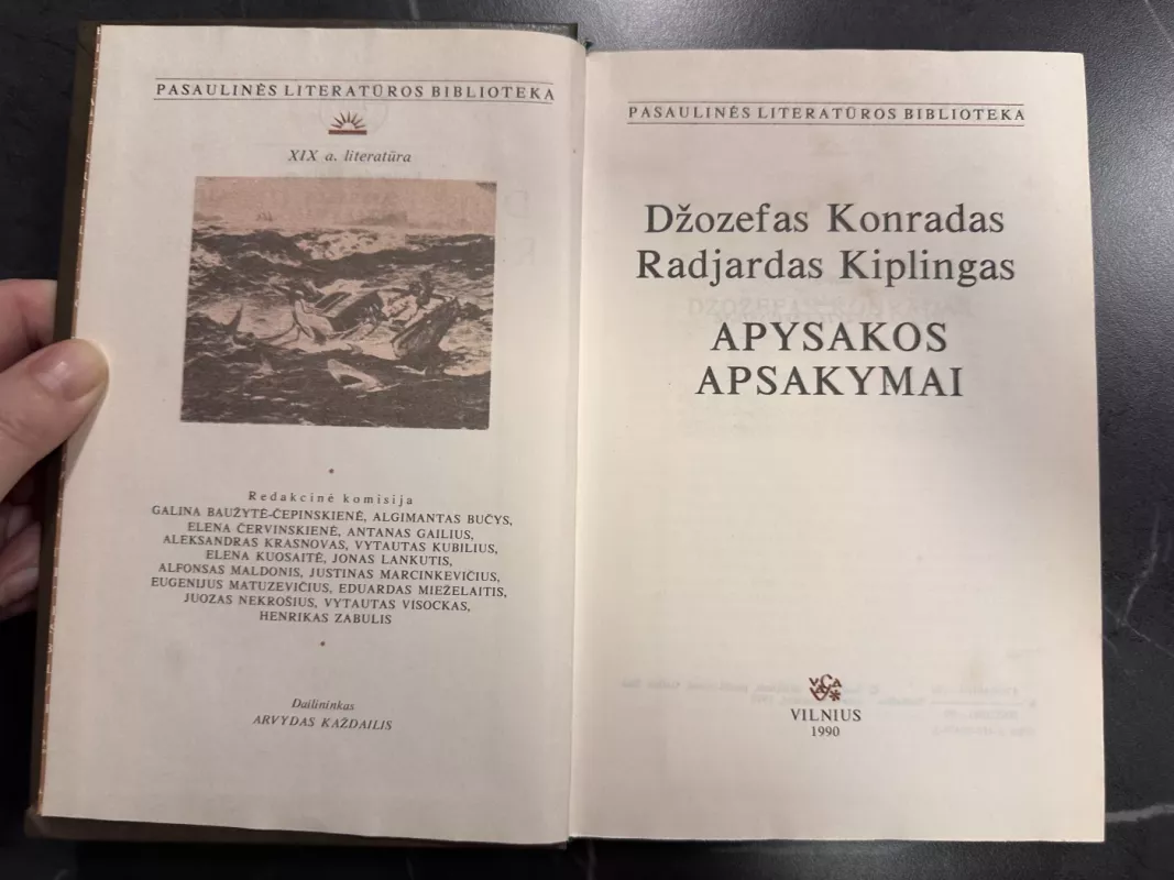 Apysakos Apsakymai - Džozefas Konradas, Radjardas  Kiplingas, knyga 4