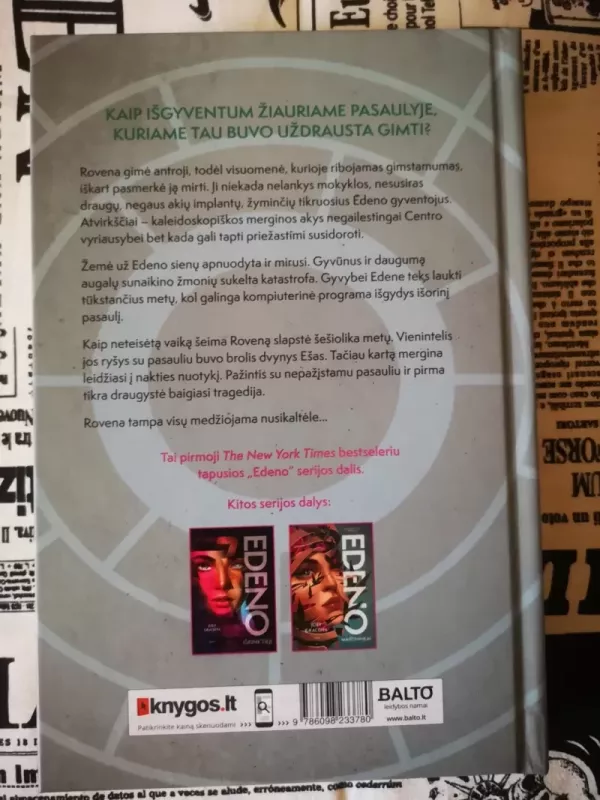 "Edeno vaikai", "Edeno išrinktieji", "Edeno maištininkai" - trilogija - Joey Graceffa, knyga 4