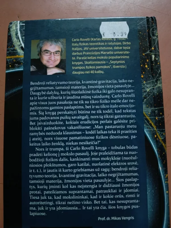 Septynios trumpos fizikos pamokos - Carlo Rovelli, knyga 4
