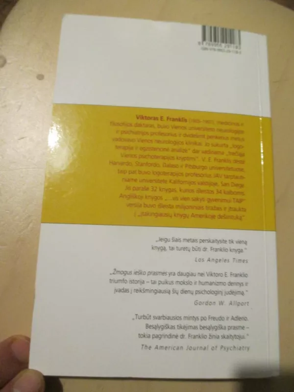 Žmogus ieško prasmės - Viktor E. Frankl, knyga 3