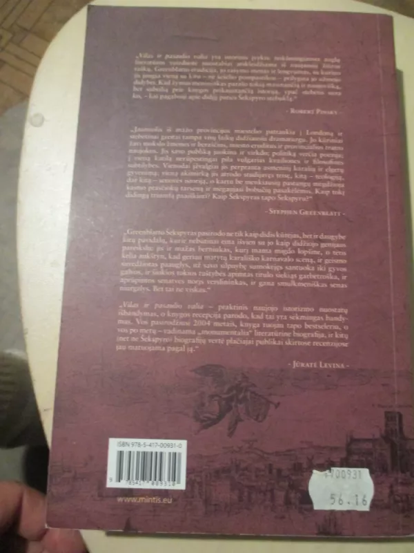 Vilas ir pasaulio valia - Stephen Greenblatt, knyga 4