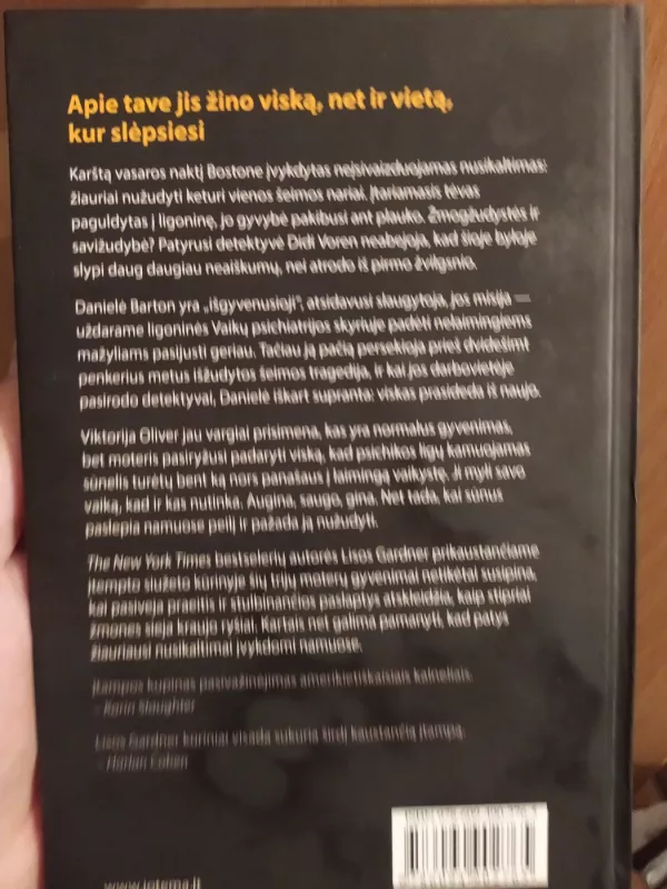 Vis dar matau tave visur - Lisa Gardner, knyga 3