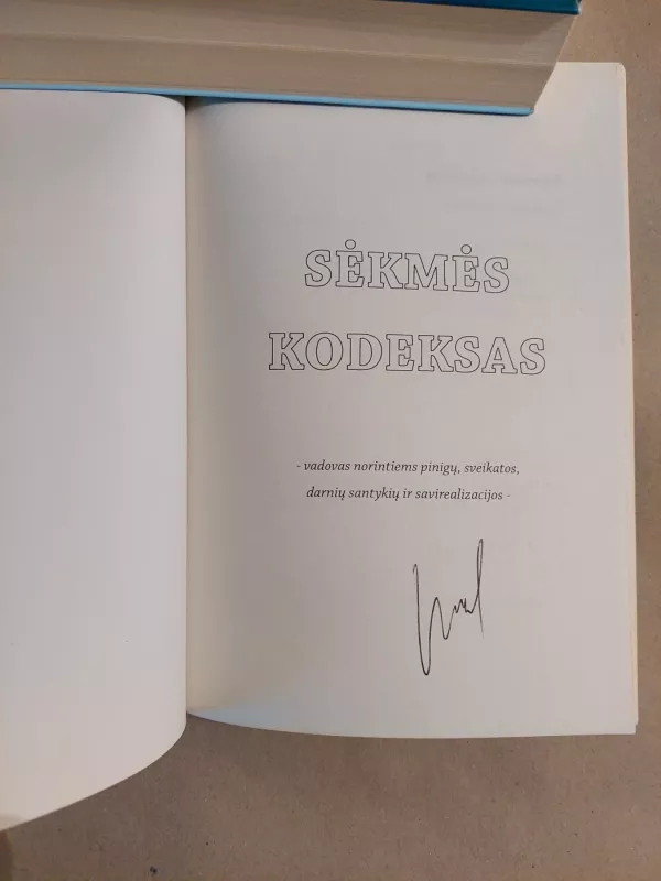 Sėkmės kodeksas - Žygimantas Urbietis, knyga 4