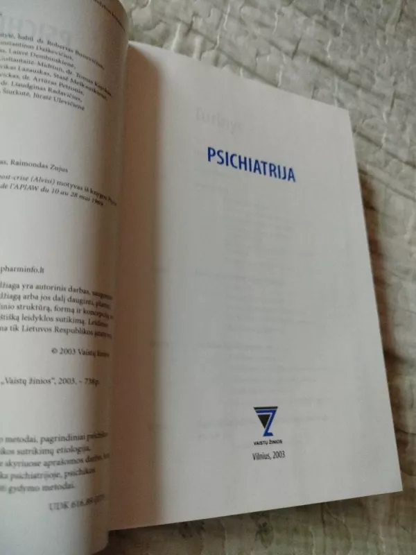 Psichiatrija - Algirdas Dembinskas, knyga 3