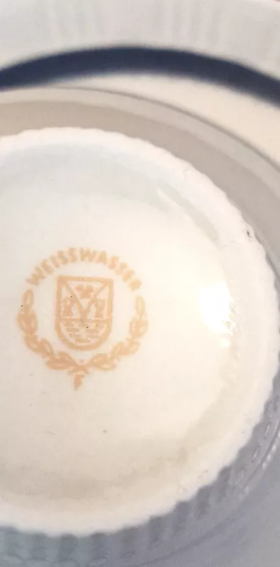 Puodelis su lėkštute, 200ml, Weisswasser - , namai ir interjeras 5