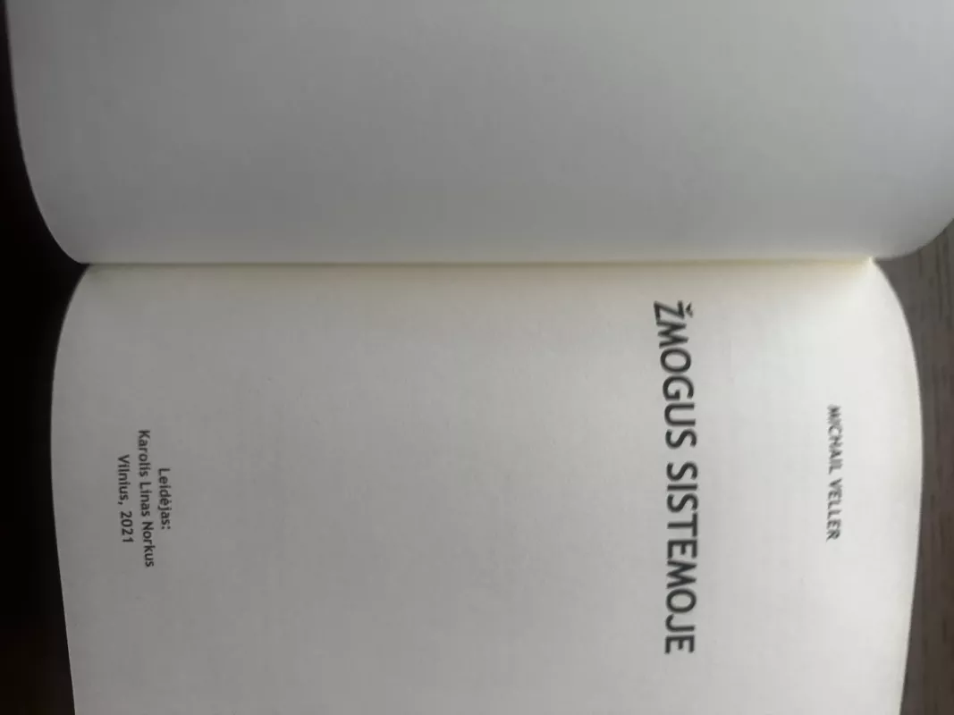 "Žmogus Sistemoje" - Michail Veller, knyga 5