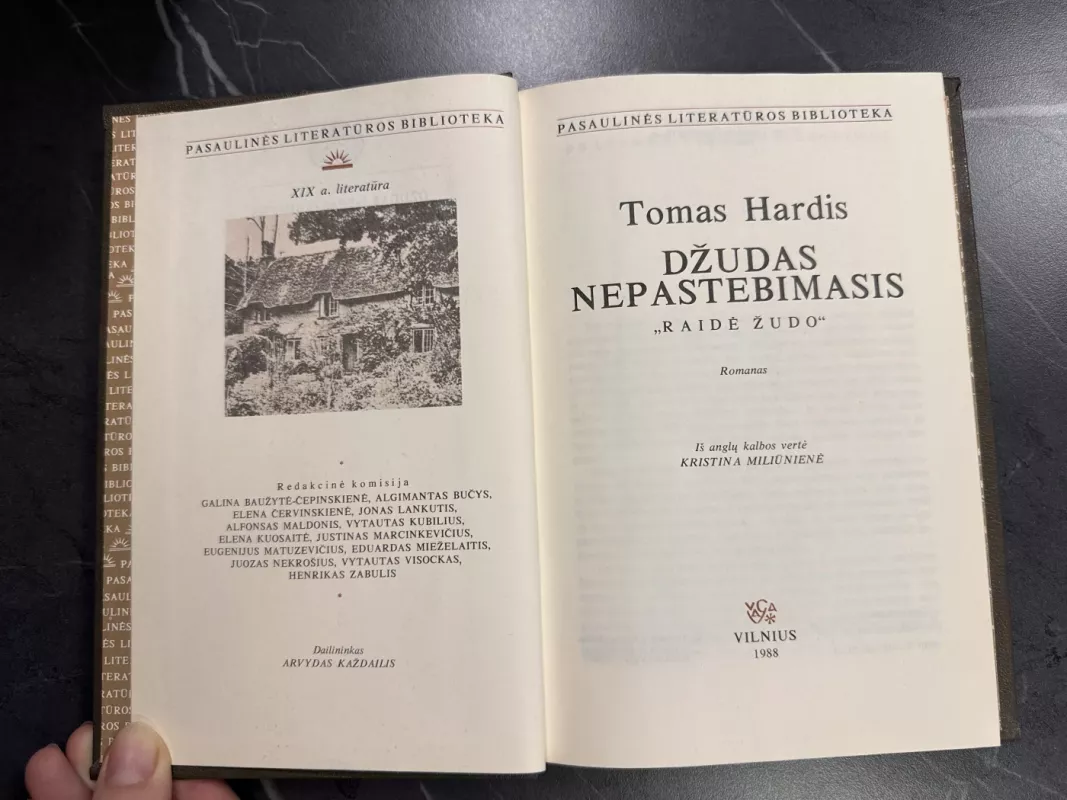 Džudas nepastebimasis - Tomas Hardis, knyga 5
