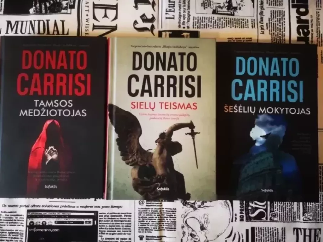 Tamsos medžiotojas, Sielų teismas, Šešėlių mokytojas - Donato Carrisi, knyga 3