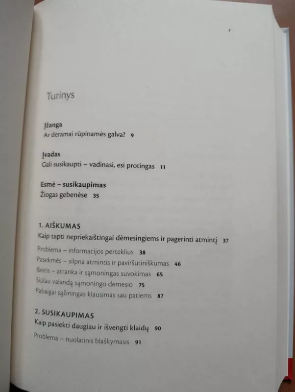 Lengva galva. Kaip išmokti gyventi be įtampos, geriau susikaupti ir tapti kūrybiškiems - Volker Busch, knyga 5