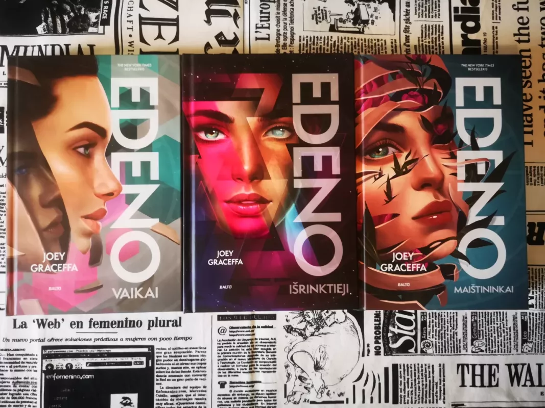 "Edeno vaikai", "Edeno išrinktieji", "Edeno maištininkai" - trilogija - Joey Graceffa, knyga 2