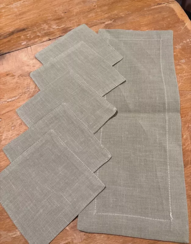 Lininiai padėkliukai - , namai ir interjeras 2