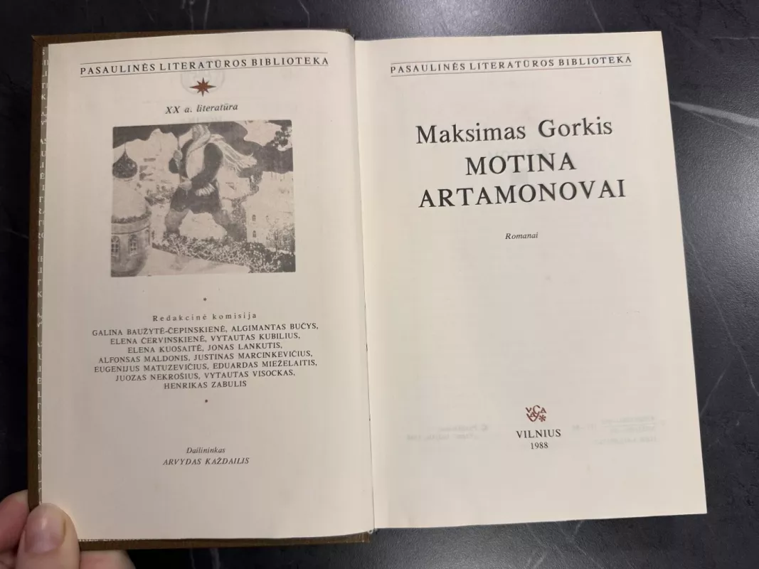 Motina artamonovai - Maksimas Gorkis, knyga 5