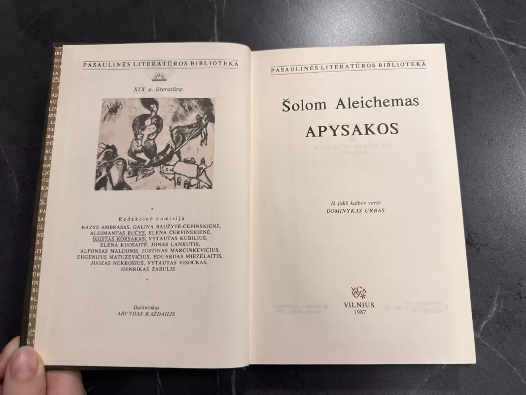 Apysakos - Šolom Aleichemas, knyga 4