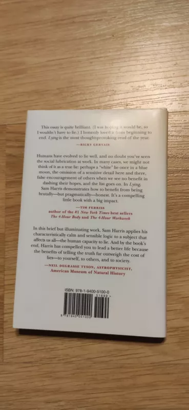 Lying - Sam Harris, knyga 3