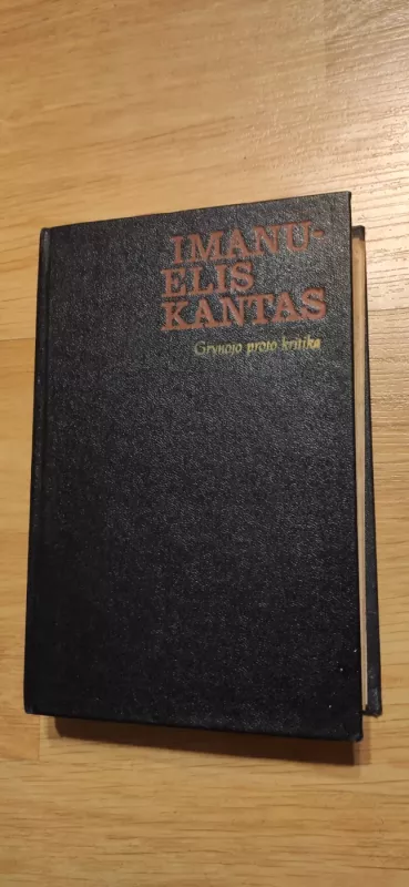 Grynojo proto kritika - Imanuelis Kantas, knyga 2