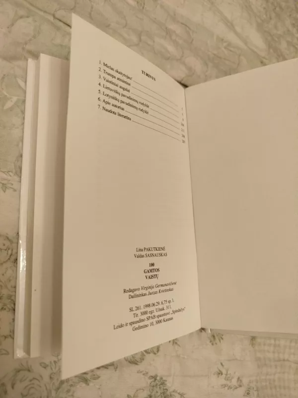 100 gamtos vaistų - Lina Pakutkienė, Valdas  Sasnauskas, knyga 5