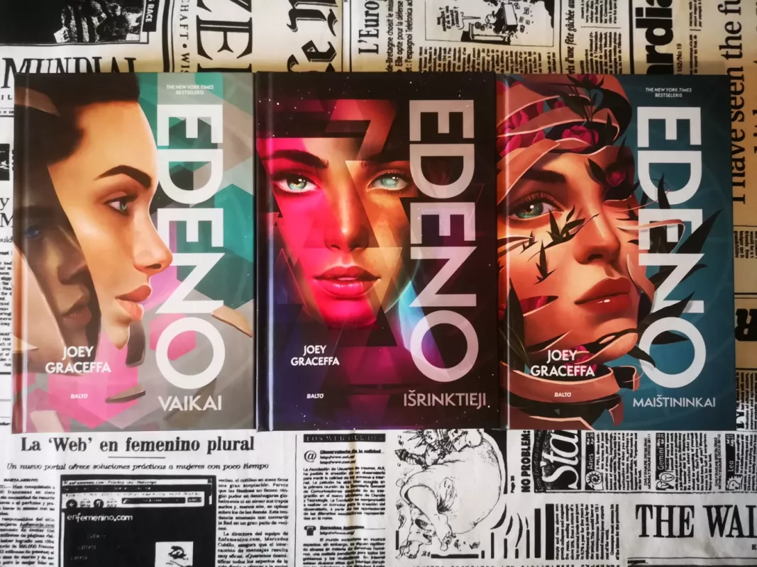 "Edeno vaikai", "Edeno išrinktieji", "Edeno maištininkai" - trilogija - Joey Graceffa, knyga 3