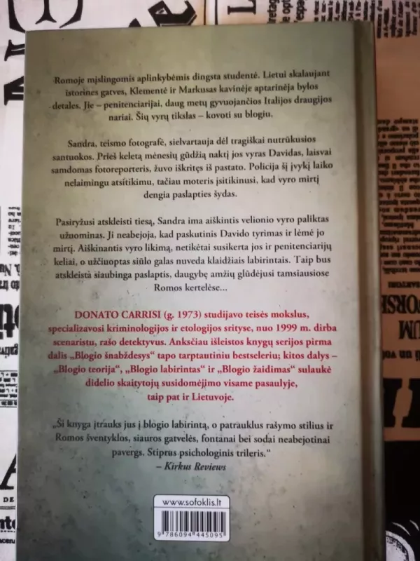 Tamsos medžiotojas, Sielų teismas, Šešėlių mokytojas - Donato Carrisi, knyga 5