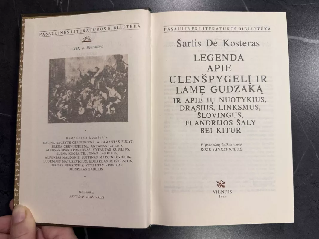 Legenda apie Ulenšpygelį ir Lamę Gudzaką - Šarlis de Kosteras, knyga 4