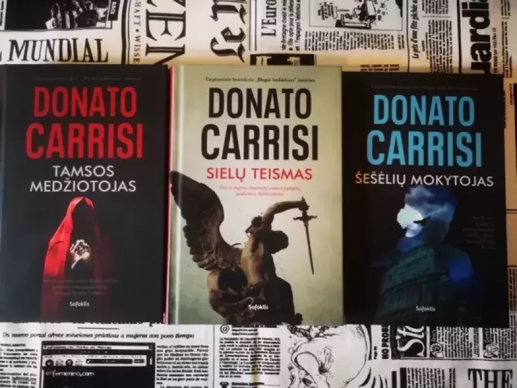 Tamsos medžiotojas, Sielų teismas, Šešėlių mokytojas - Donato Carrisi, knyga 2