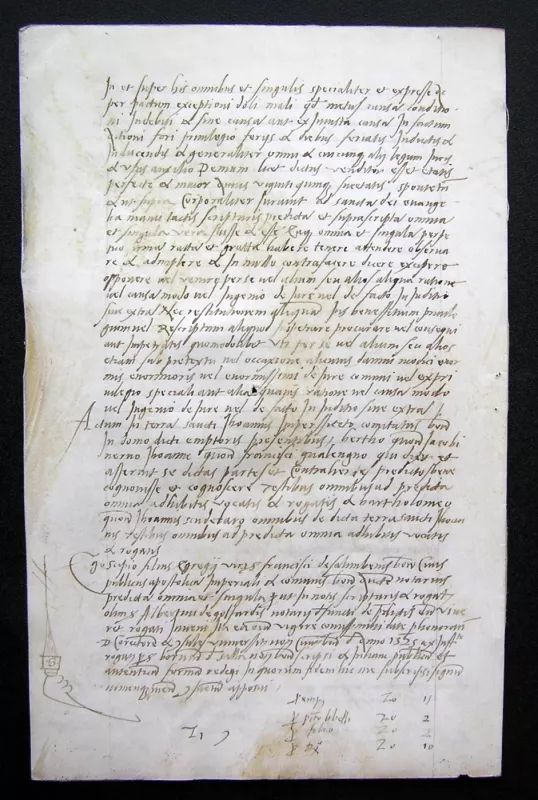 Senovinis rankraštis, pergamentas, Italija, datuotas 1487 m. - Trūksta duomenų, knyga 6