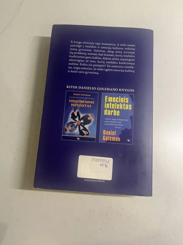 Emocinis Intelektas - Daniel Goleman, knyga 3